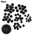 thumbnail image 1 of 60 Piece Flush Mount Black Plastic Hole Plug Assortment Auto Body Sheet Metal, 1 of 7