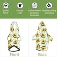 thumbnail image 3 of Uemuo Avocado Doing Sport for Winter Dog Hoodie Sweatshirts with Pockets Warm Dog Clothes for Small Dogs Chihuahua-XX-Large, 3 of 8