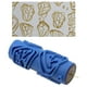 thumbnail image 4 of Cepillo de rodillo de pintura de patrón de 5 pulgadas DIY para accesorios de textura de pintura, decoración de pared azul reutilizable profesional, 4 of 7