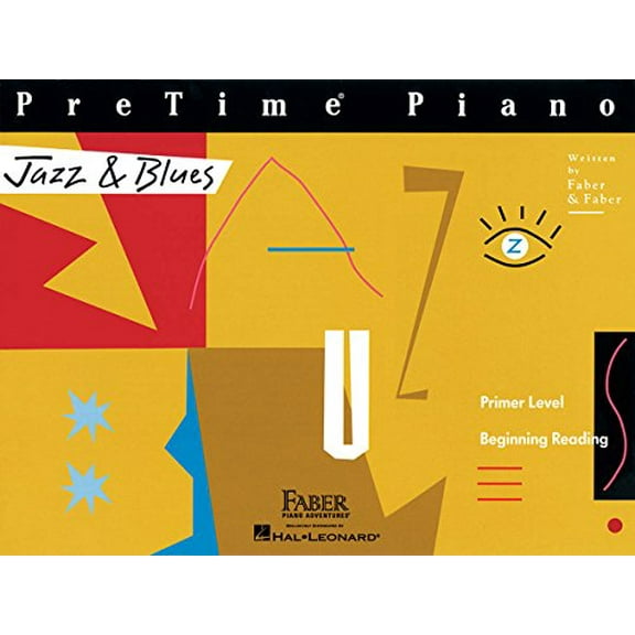 Pre-Owned PreTime Piano - Jazz and Blues | Primer Level Piano Sheet Music for Kids | Early Elementary Jazz Piano Songbook | Fun Beginner Blues Pieces for Piano Students | Faber Piano Adventures, 9781616770471,