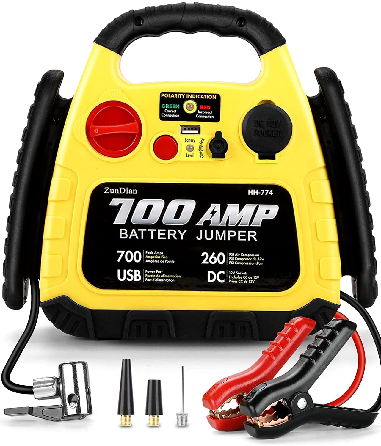 Tyrell Chenergy Car Lightweight Battery Jump Starter with Air