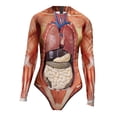 thumbnail image 4 of Traje de baño de buceo Baoblaze de una pieza con Cremallera, 4 of 8