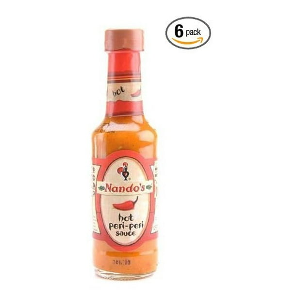 Nando's Hot Peri Peri Sauce, 4.7Ounce Bottles (Pack of 6) Walmart