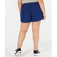 thumbnail image 2 of Nike Womens Plus Size Tempo Dri Fit Shorts,Blue Void/Wolf Grey,2X, 2 of 2