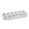 thumbnail image 4 of Bandeja para huevos para Bandeja para huevos Bandeja para huevos con tapa, soporte para huevos a prueba de polvo Caja para huevos, 3 opciones d Grey 12 Egg perfecl Soporte para huevos para refrigerador, 4 of 8