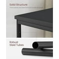 thumbnail image 4 of Side Table, Small End Table, Tall Nightstand for Living Room, Bedroom, Office, Bathroom, Classic Black, 4 of 8