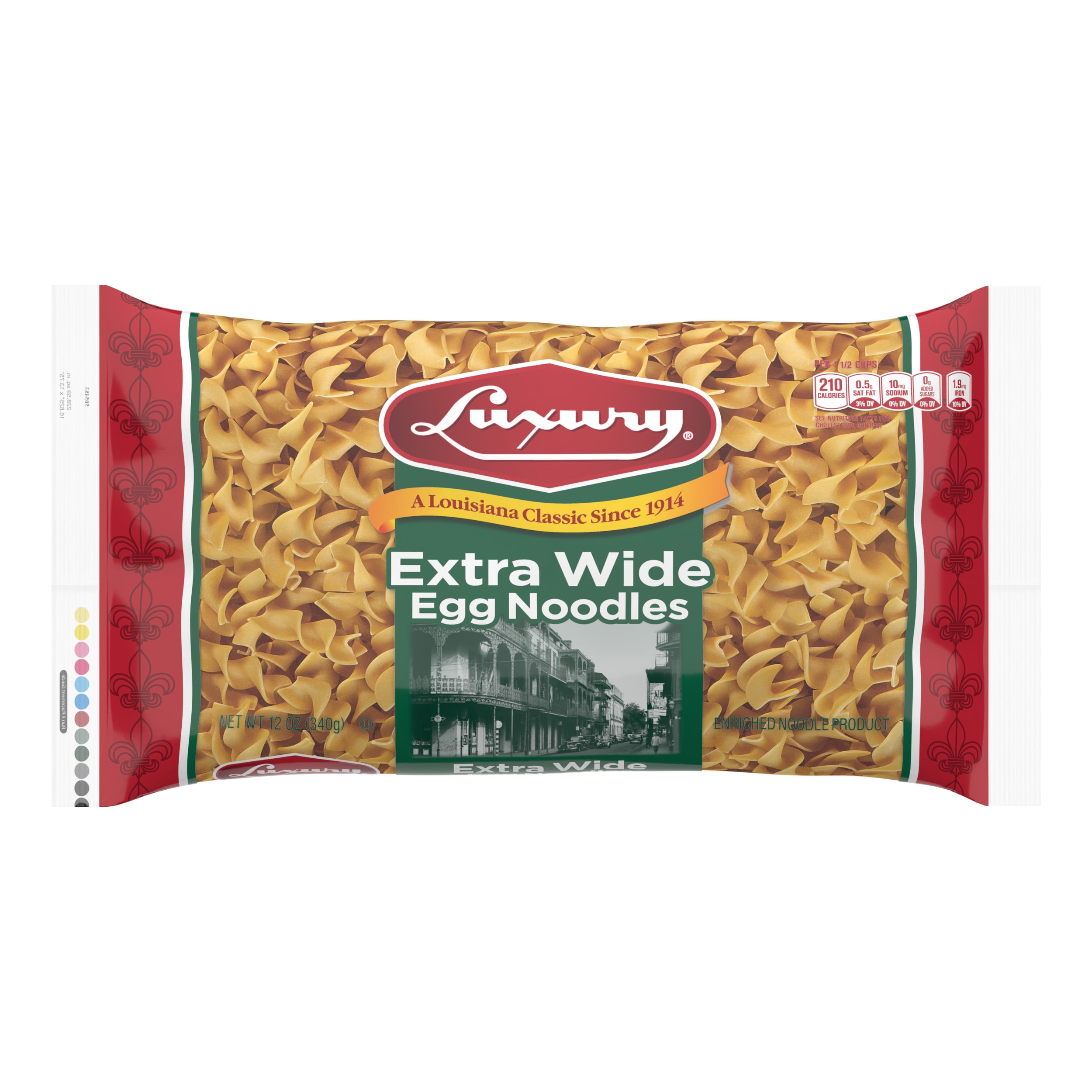 (3 pack) Luxury 12 oz Extra Wide Egg Noodle Pasta