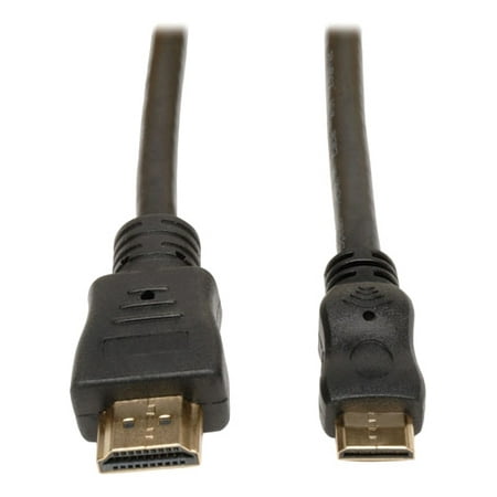 Tripp Lite High Speed with Ethernet HDMI to Mini HDMI Cable, (Best Mini Hdmi To Hdmi Cable)