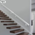 thumbnail image 5 of 12FT Stair Handrail, Wall Mounted Stair Handrail, Stainless Steel Stair Handrail for Homes, Offices, or Public Places (Silver), 5 of 10