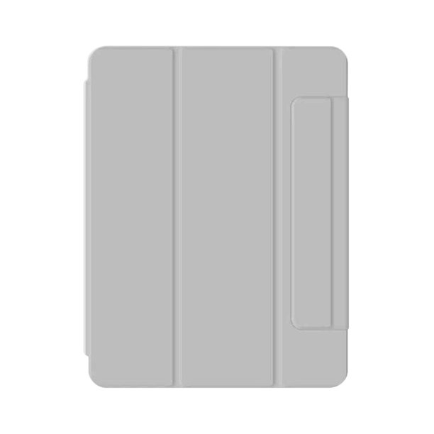 JShteea Funda Magnética PU para Tableta 11 Pulgadas Con Tres Pliegues para MiPad5 2021 (gris Neblina)