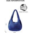 thumbnail image 4 of Puffer Quilted Shoulder Bag for Women Padding Shoulder Bag Puffy Hobo Bag Trendy Tote Bag 2024, 4 of 4