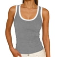 thumbnail image 3 of KyCheLot Tank Tops for Women Sleeveless Scoop Neck Ribbed Camisole Casual Summer Going Out Clothes, 3 of 8