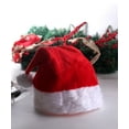 thumbnail image 4 of Christmas Santa Hat for Women Men Light Up Velvet Classic Xmas Turban Cap Pompom Holiday New Year Festival Gift, 4 of 4