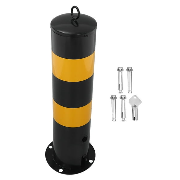 HIAKDOFT Stainless Steel Parking Bollard for Pedestrians and Vehicles 1Pcs