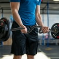 thumbnail image 6 of Synergee Commercial Super Easy Curl Olympic Bar Black Phosphate with Powder Coated Brass Bushings Excellent for Bicep Curls and Triceps Extensions, 6 of 7