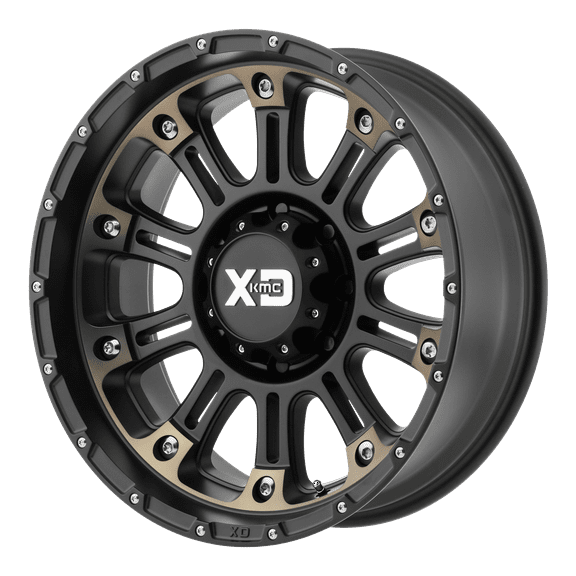 KMC-XD Wheels XD82921050924N XDWXD82921050924N HOSS 2 20x10 5x127.00 SATIN BLACK MACH W/ DARK TINT CLEAR COAT (-24 mm)