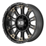 KMC-XD Wheels XD82921080924N XDWXD82921080924N HOSS 2 20x10 8x165.10 SATIN BLACK MACH W/ DARK TINT CLEAR COAT (-24 mm)