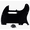 Black, variant on LOOKSEVEN Aluminium 8 Hole Tele Style Guitar Pickguard Scratch Plate For Fender Telecaster-Blue
