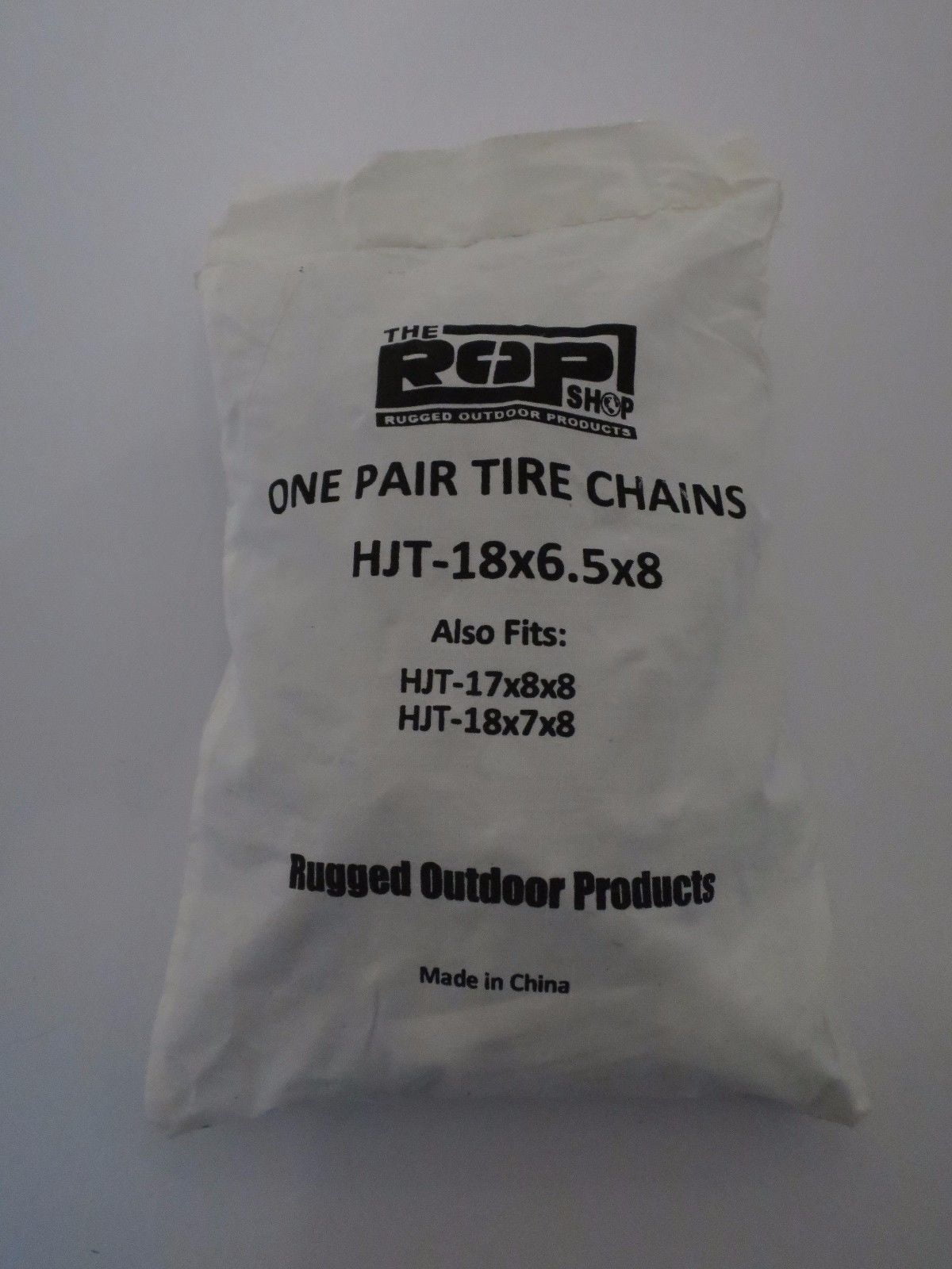18x6.50x8 TIRE CHAINS 2 Link for John Deere 100 STX F Series Lawn Mower Tractor
