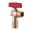 Brass red handle, variant on Tizuqe 1/2inch Turn Angle Stop Valves Bathroom High Flows Hot/Cold Water Shut Off Valves