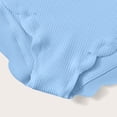 thumbnail image 6 of Aobny Womens Bathing Suit Sexy Tummy Control Swimsuit Bikinis One Shoulder High Waist Blue Women's Bikini Swimsuits,M, 6 of 8
