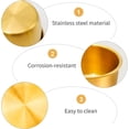 thumbnail image 3 of NOGIS 8 Pcs Small Sauce Cups, Ramekin Sauce Dipping Bowl 60ML Mini Sauce Cups Pudding Condiment Cups for Home Party Restaurant (Gold), 3 of 7