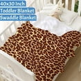 thumbnail image 2 of Leopard Super Soft Micro Fleece Blankets Quilt Plush Lightweight Dual-Sided Decorative Couch, Sofa, Travel, Lap, Bed Throw Blanket,80"x60" for Adults, 2 of 6