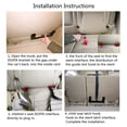 thumbnail image 2 of Universal Car Child Seat Restraint Anchor Mounting Kit Replacement for ISOFIX Interface Bracket, 2 of 6