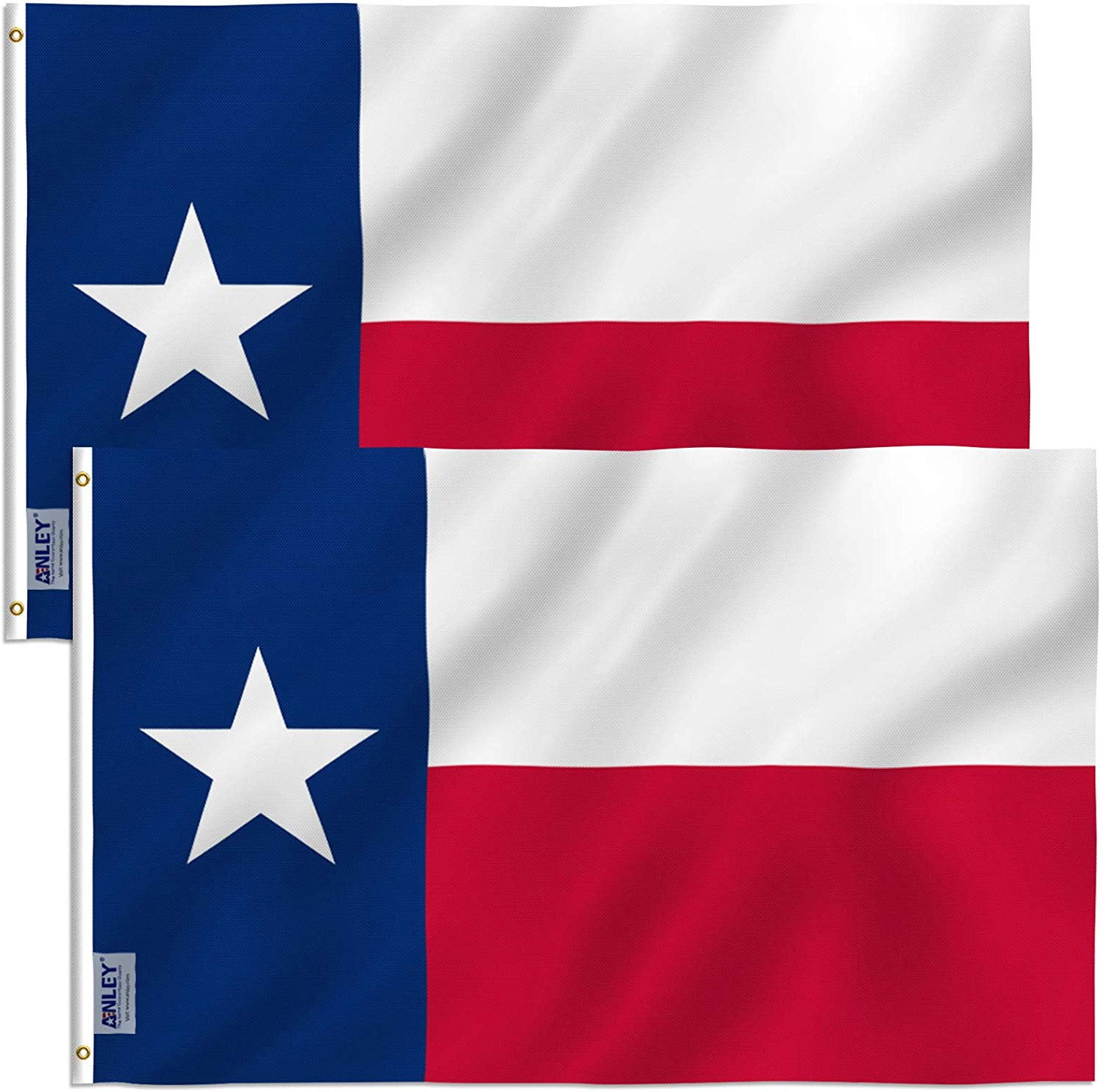 ZAVALA GONZALES History Flag SET 3 FLAGS 3X5 STATE OF Texas 