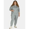 thumbnail image 2 of Athletic Works Women's and Women's Plus Super Soft Hoodie, Sizes XS-4X, 2 of 5