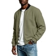 thumbnail image 2 of CCRFTGI Jackets for men Casual Stylish Full Zip Lightweight Windbreaker Fashion Jackets with Pockets Army Green L, 2 of 6
