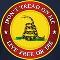 thumbnail image 3 of CafePress - DTOM Gadsden Flag (Logo) T Shirt - Women's Traditional Fit Dark T-Shirt, 3 of 4