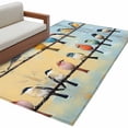 thumbnail image 2 of 4x6 Washable Area Rug, Bird Non-Slip Rectangle Rug for Living Room Office, Colorful Animal Indoor Accent Floor Mat for Home Decor, 2 of 9