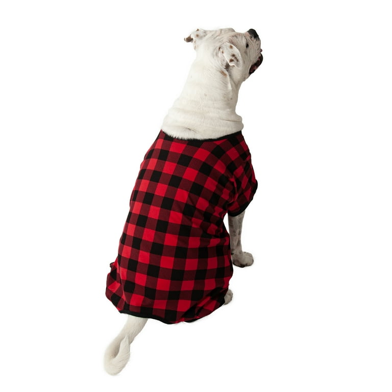 Christmas Pajamas Red Buffalo Plaid Dog Pajamas Buffalo Plaid - Main Image