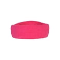 thumbnail image 2 of Sports Headband 100% Terry Cloth 2 pack ( 2 piece ), Hot Pink, 2 of 2