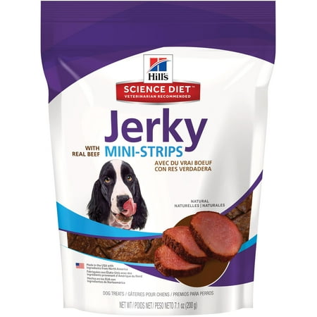 (2 pack) Hill's Science Diet Beef Jerky Snacks Dog Treats, 7.1 oz