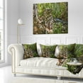 thumbnail image 2 of Designart Huge Rock in Black River Shore - Landscape Printed Throw Pillow - 16x16, 2 of 4