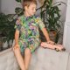 thumbnail image 4 of Balery Watercolor Blooming Cactus Conjunto de Pijama Infantil de Manga Corta con Estampado – Ropa de Dormir de Algodón Suave-Large, 4 of 6