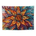thumbnail image 5 of Shiartex Mandala Floral Tapestry Boho Multicolor Flower Psychedelic Wall Hanging Tapestry for Bedroom Blue Orange Tarot Aesthetic witchy Tapestry for Home Dorm Decor Hippie Tapestry Painting, 5 of 6