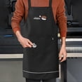 thumbnail image 3 of Waterproof PVC Cooking Apron Japanese Korean Style Oil-proof Non-stick Cooking Chef Apron with Large Front Pockets, 3 of 4