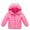 Pink, variant on GEZHEN Children's Light down Cotton Jacket Toddler Baby Kids Girls Sweater Coat Winter Thick Warm Button Hooded Windproof Coat Outwear Jacket