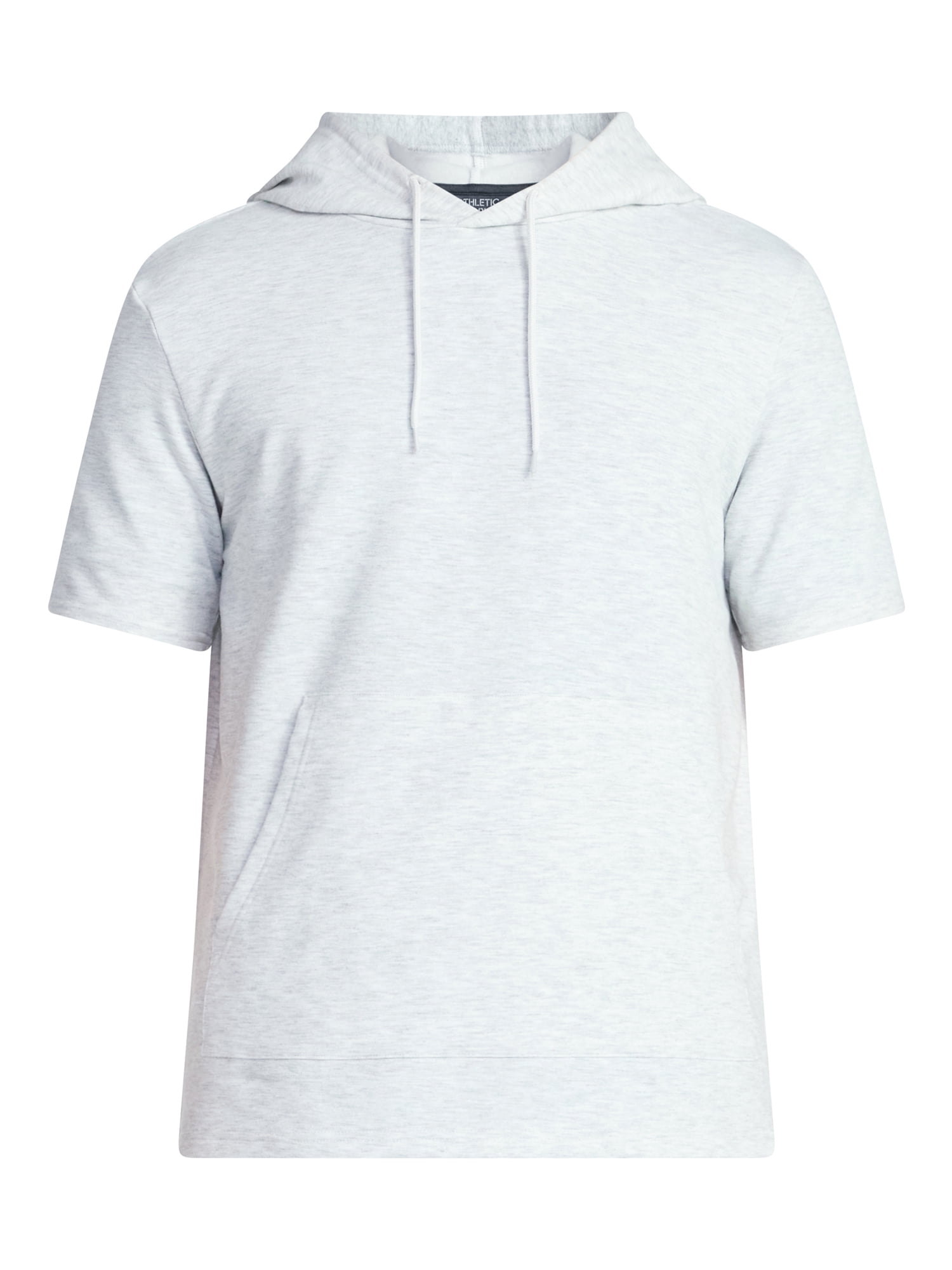 Athletic Works Men's and Big Men's Performance Coach Style Short Sleeve Hoodie Sweatshirt, Sizes XS-5XL