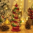 thumbnail image 4 of RKSTN Wrought Iron Bells Luminous Desktop Christmas Tree Decoration, 4 of 8