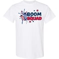 thumbnail image 3 of Inktastic 4th of July Boom Squad Blue and Red Fireworks T-Shirt, 3 of 5