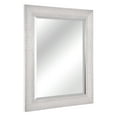 thumbnail image 6 of Head West Textured Chrome Rectangular Framed Beveled Accent Wall Vanity Mirror - 27.5 x 33.5, 6 of 10