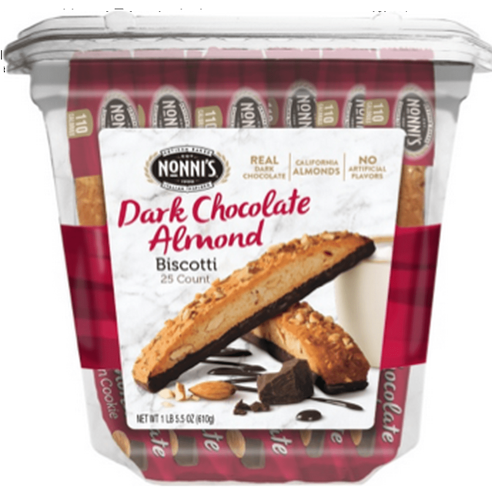 Dark Chocolate Almond Biscotti
