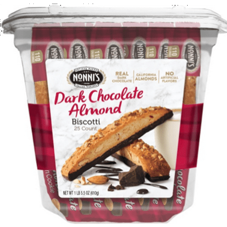 Almond Fat Free Biscotti - Dark Chocolate Almond Biscotti