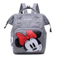 thumbnail image 5 of Nuevas bolsas de pañales de Disney, mochila para mujer, bolsa de viaje de Mickey Mouse, bolsa de lactancia para el cuidado del bebé, bolso de hombro multifunción para mamá de gran capacidad, 5 of 5