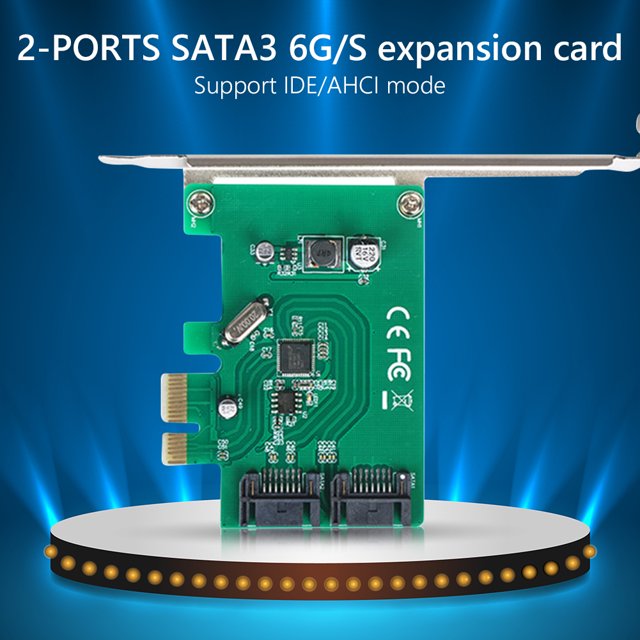 PCIE a 2 puertos Tarjeta de expansión SATA 6GBPS PCI Express SATA 3.0 Tarjeta controladora JShteea El nuevo