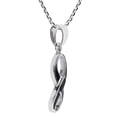 thumbnail image 4 of Love Forever Infinity Symbol Black Onyx .925 Silver Necklace, 4 of 6